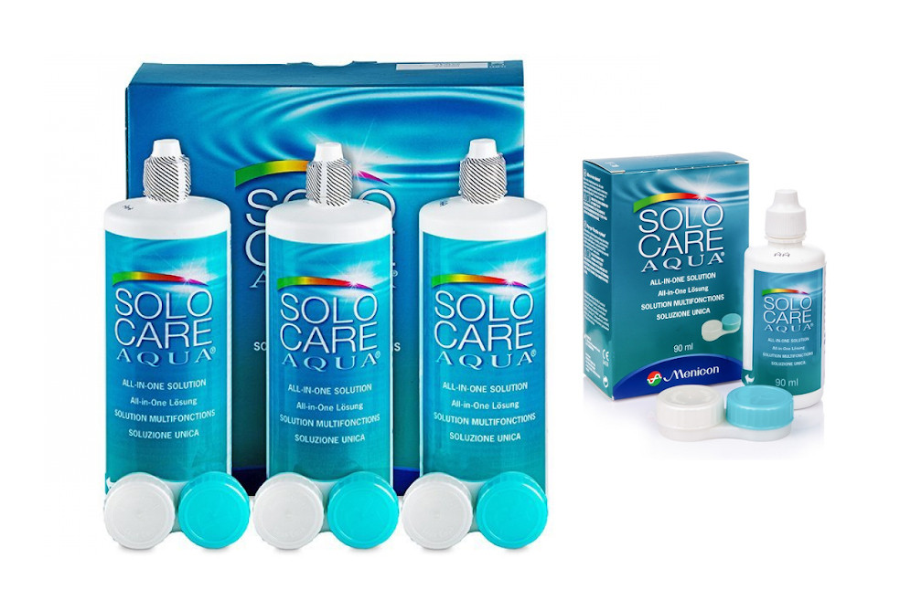 Solocare Aqua 3x360 ml + 90 ml